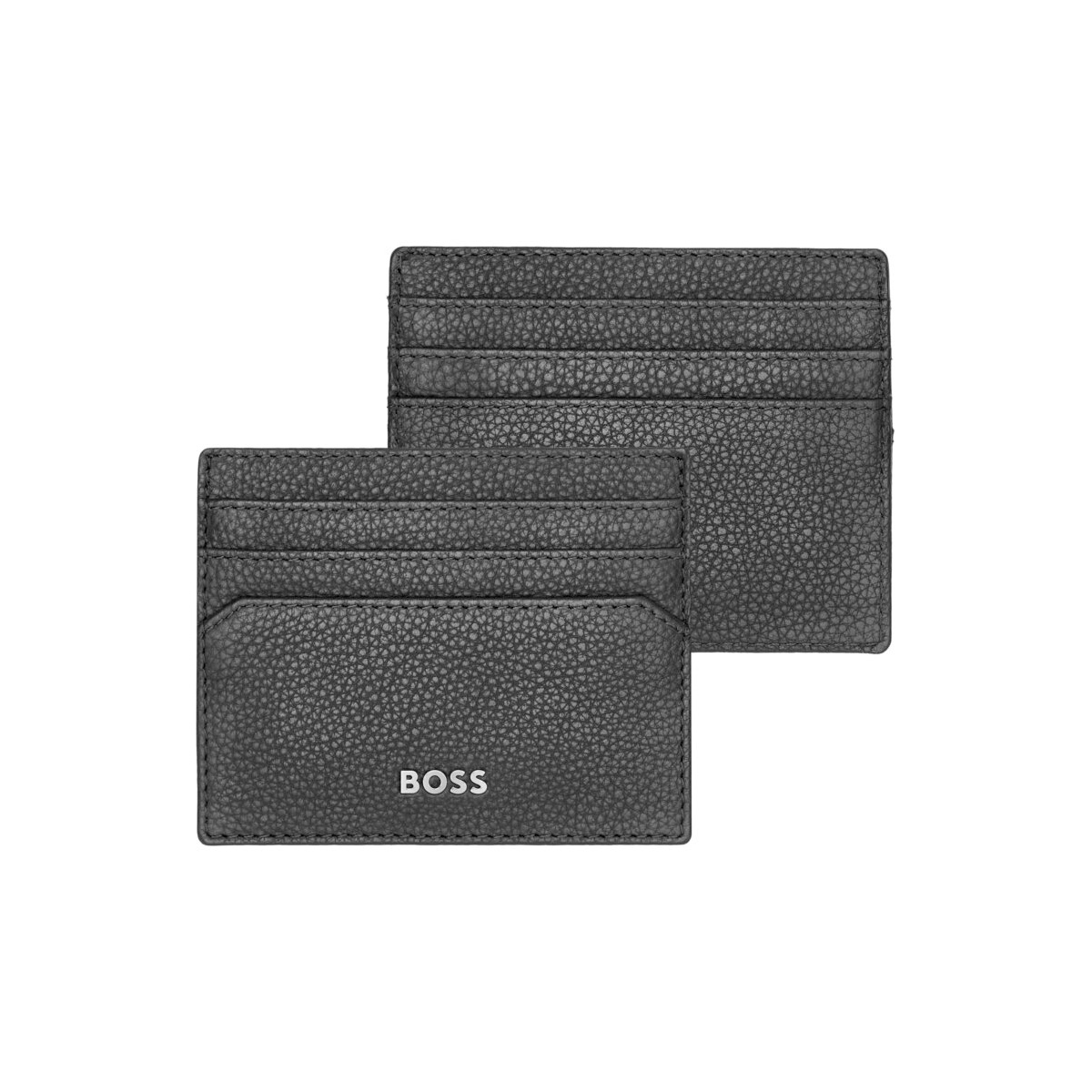 Θήκη Για Κάρτες Classic Grained Μαύρο Hugo Boss - HLC416A